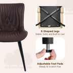 Dining Chairs Modern Room Chair (Set of 2)