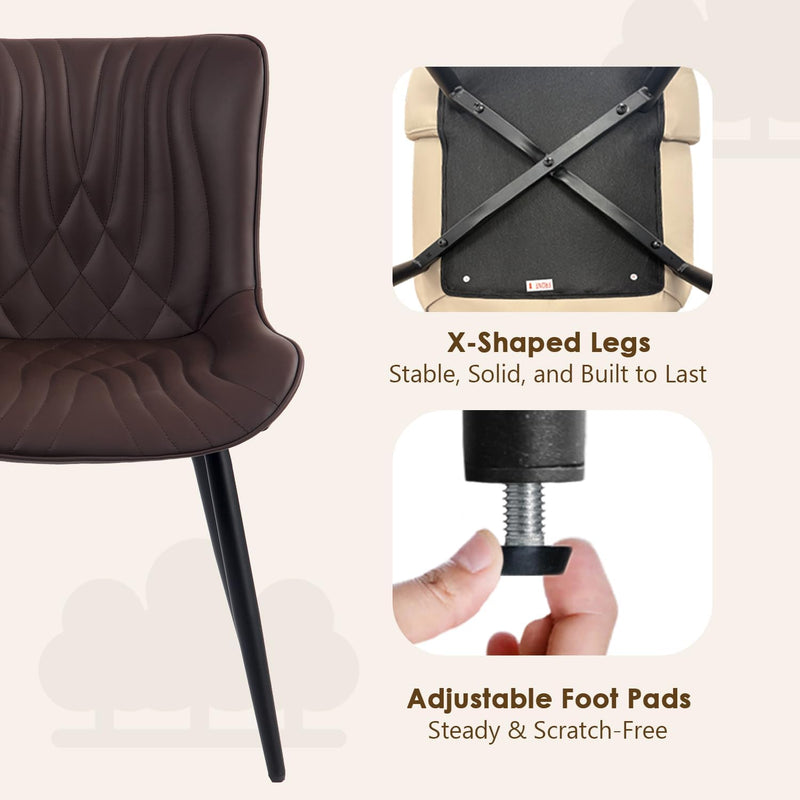 Dining Chairs Modern Room Chair (Set of 2)