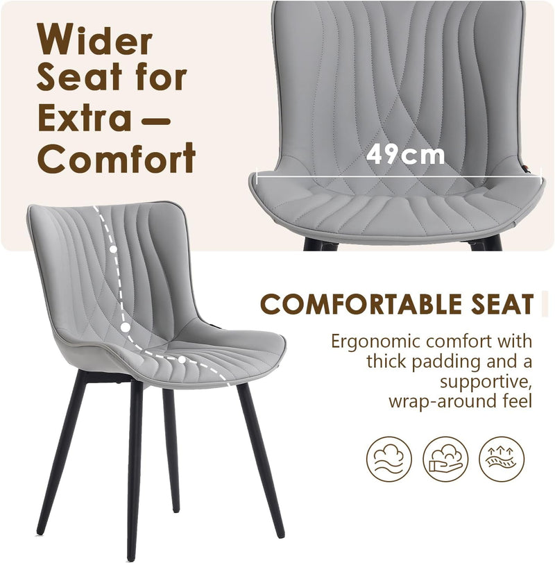 Dining Chairs Modern Room Chair (Set of 2)