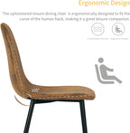 Dining Chairs Soft and Backrest Kitchen with Solid (Set of 4)
