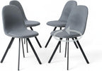 Dining Chairs Soft and Backrest Kitchen with Solid (Set of 4)