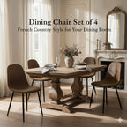 Dining Chairs Soft and Backrest Kitchen with Solid (Set of 4)