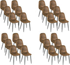 Dining Chairs Soft and Backrest Kitchen with Solid (Set of 4)