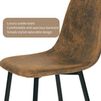 Dining Chairs Soft and Backrest Kitchen with Solid (Set of 4)