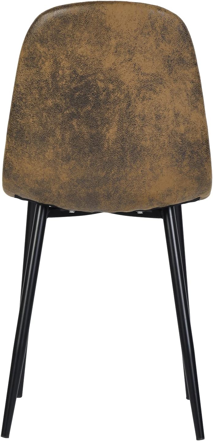Dining Chairs Soft and Backrest Kitchen with Solid (Set of 4)