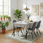 Dining Chairs Soft and Backrest Kitchen with Solid (Set of 4)
