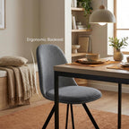 Dining Chairs Soft and Backrest Kitchen with Solid (Set of 4)