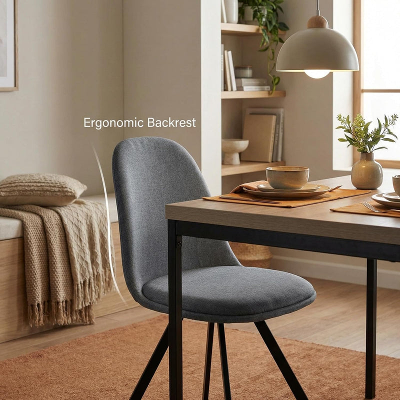 Dining Chairs Soft and Backrest Kitchen with Solid (Set of 4)