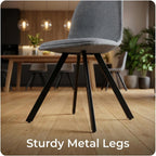 Dining Chairs Soft and Backrest Kitchen with Solid (Set of 4)