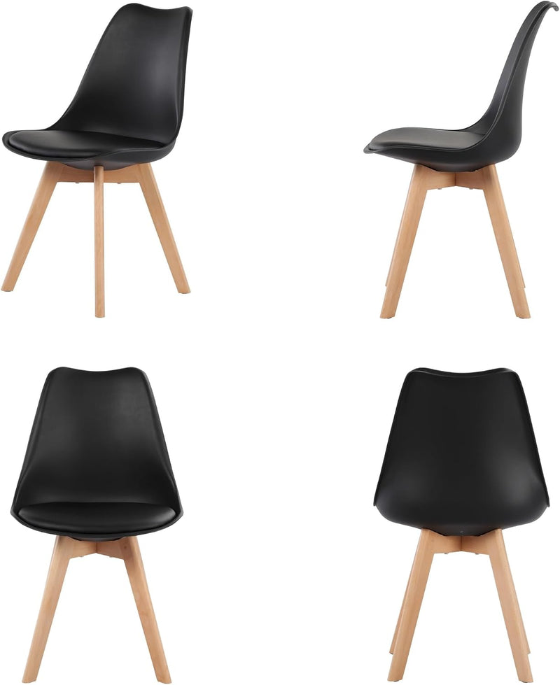 Dining Set Table and Chairs 5-Piece 100CM