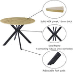 Dining Set Table and Chairs 5-Piece 100CM