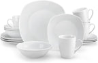 Dinner Sets 24-Piece Porcelain Plates and Bowls Set
