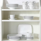 Dinner Sets 24-Piece Porcelain Plates and Bowls Set