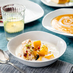 Dinner Sets 24-Piece Porcelain Plates and Bowls Set