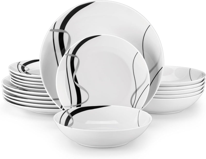 Dinner Sets for 6 People Porcelain Plates