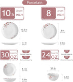 Dinner Sets for 6 People Porcelain Plates
