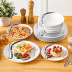 Dinner Sets for 6 People Porcelain Plates
