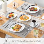 Dinner Sets for 6 People Porcelain Plates