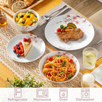 Dinner Sets for 6 People Porcelain Plates