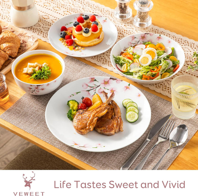 Dinner Sets for 6 People Porcelain Plates