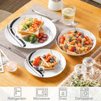 Dinner Sets for 6 People Porcelain Plates