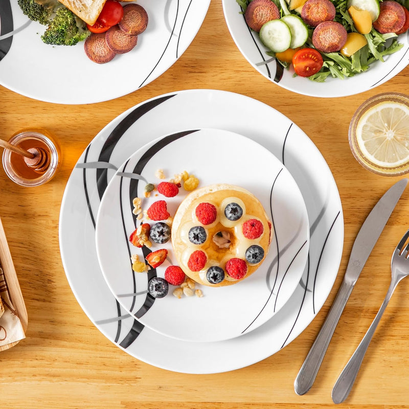 Dinner Sets for 6 People Porcelain Plates