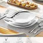 Dinner Sets for 6 People Porcelain Plates