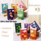 Dinosaur Party Bags 30 Pcs Thicken Dino Paper