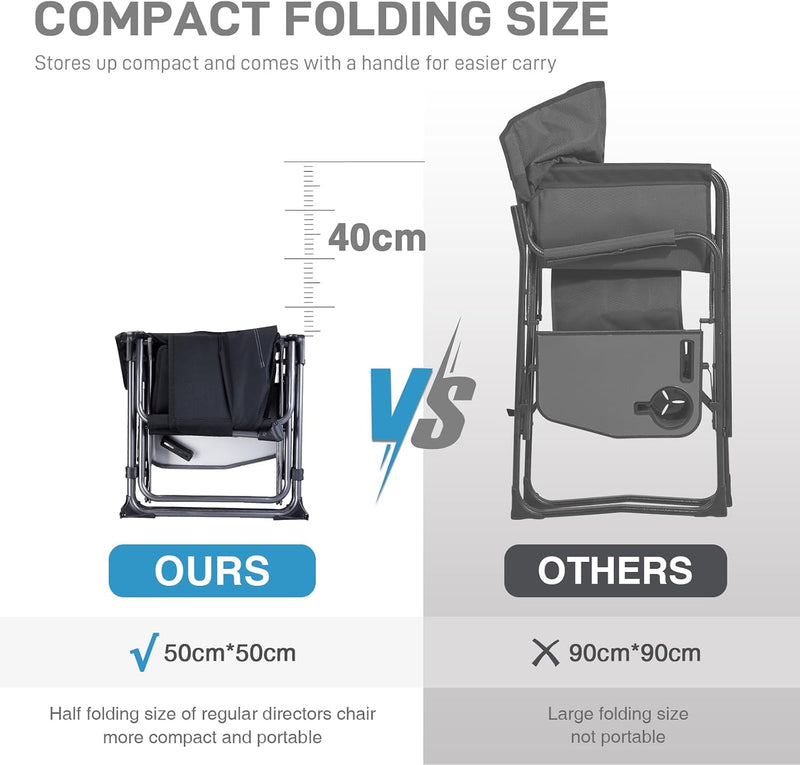 Directors Chair for Adults Oversized Camping