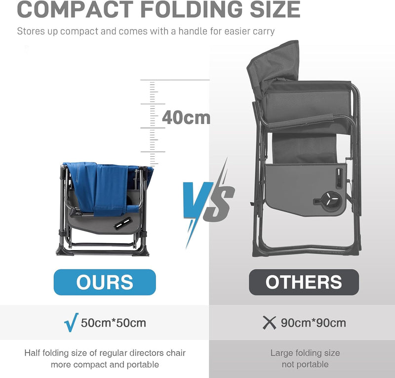 Directors Chair for Adults Oversized Camping