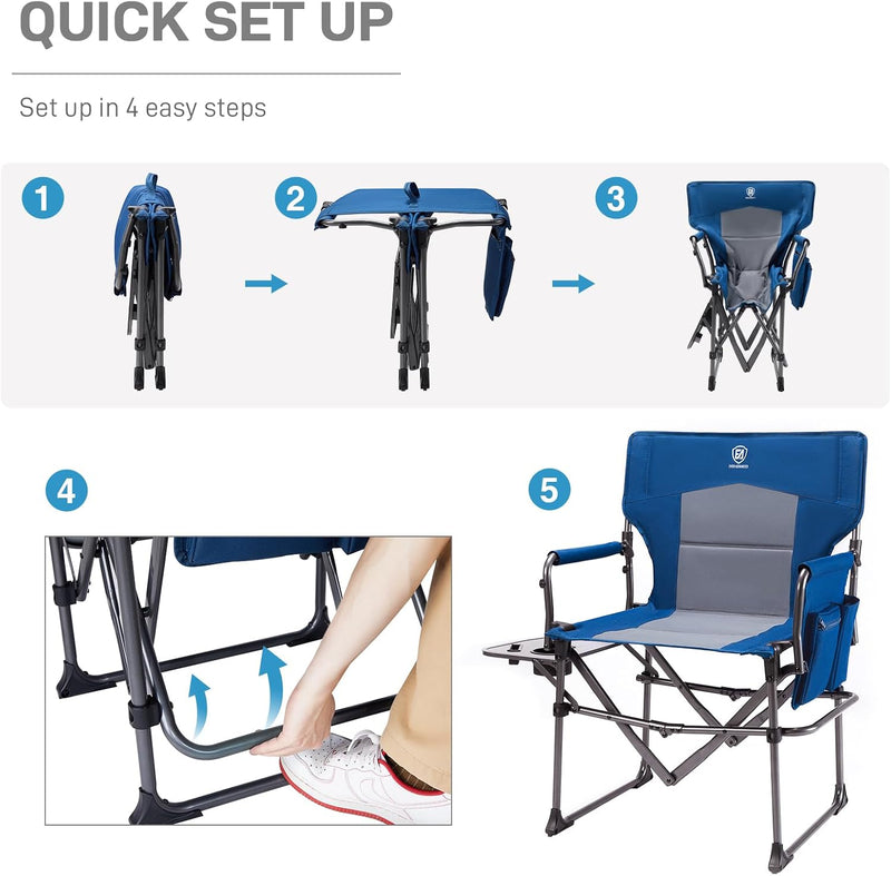 Directors Chair for Adults Oversized Camping
