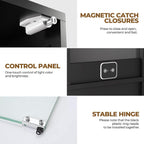 Display Cabinets with Glass Doors 3 Colour LED