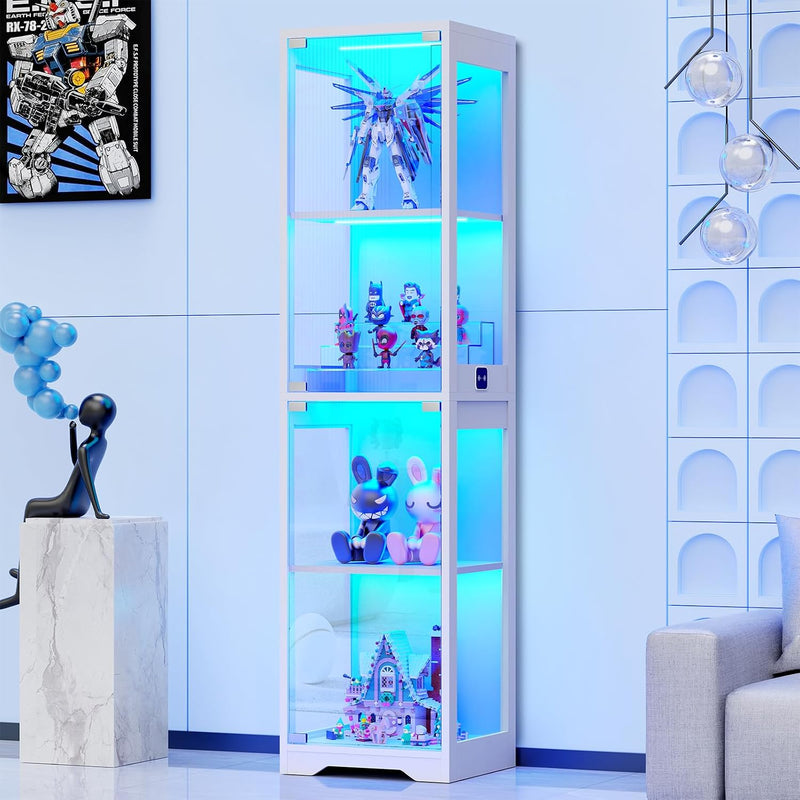 Display Cabinets with Glass Doors 3 Colour LED