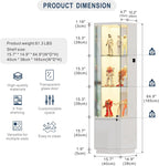 Display Cabinets with Lockable and Glass Doors