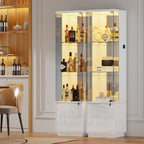 Display Cabinets with Lockable and Glass Doors