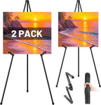 Display Easel Stand for Wedding Sign Portable Metal