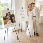 Display Easel Stand for Wedding Sign Portable Metal