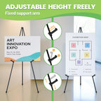 Display Easel Stand for Wedding Sign Portable Metal