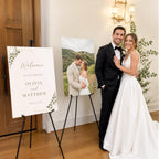 Display Easel Stand for Wedding Sign Portable Metal