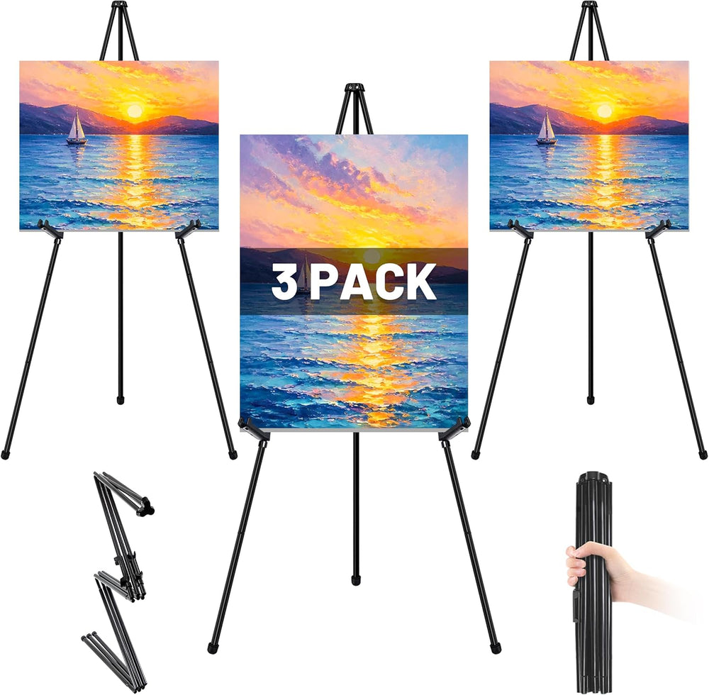 Display Easel Stand for Wedding Sign Portable Metal