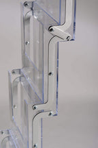 Display Sales Folding Bamboo Brochure Stand A4 Free-Standing