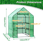 Display4top Greenhouse Grow House 143 X 195CM