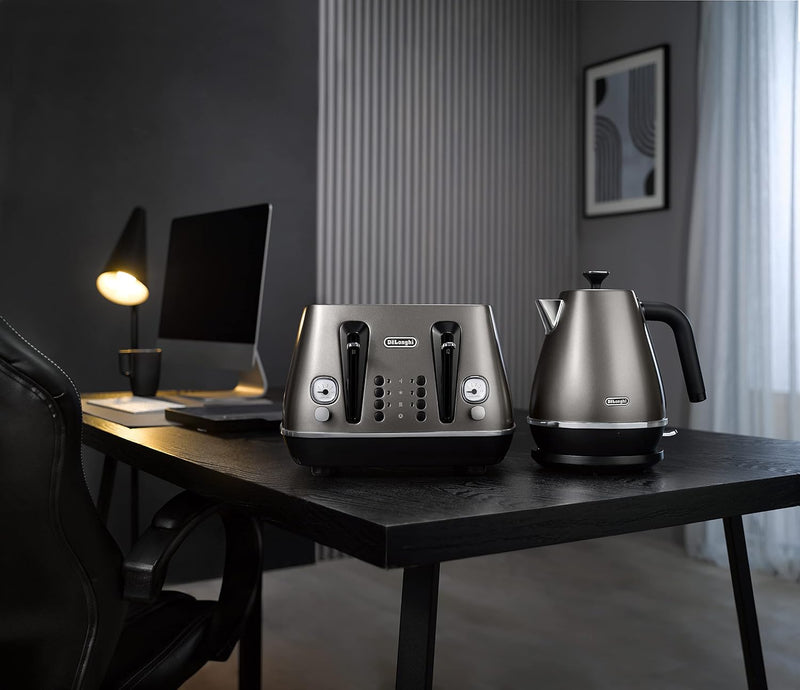 Distinta X Designer Kettle Brushed Steel 360 Swivel