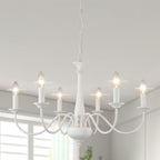 Distressed Chandeliers Ceiling Light 6 Lights Vintage French