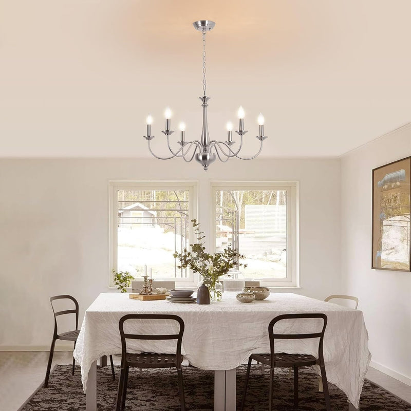 Distressed Chandeliers Ceiling Light 6 Lights Vintage French