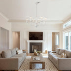 Distressed Chandeliers Ceiling Light 6 Lights Vintage French