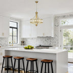 Distressed Chandeliers Ceiling Light 6 Lights Vintage French