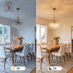 Distressed Chandeliers Ceiling Light 6 Lights Vintage French