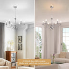 Distressed Chandeliers Ceiling Light 6 Lights Vintage French