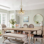 Distressed Chandeliers Ceiling Light 6 Lights Vintage French
